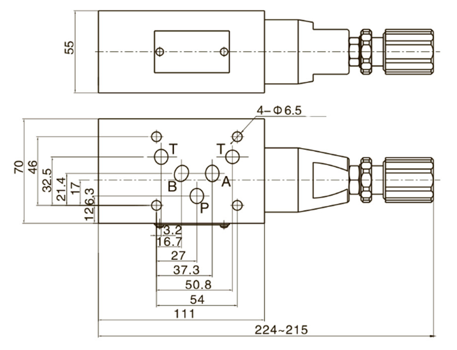 Чертеж клапана MRV-03-A