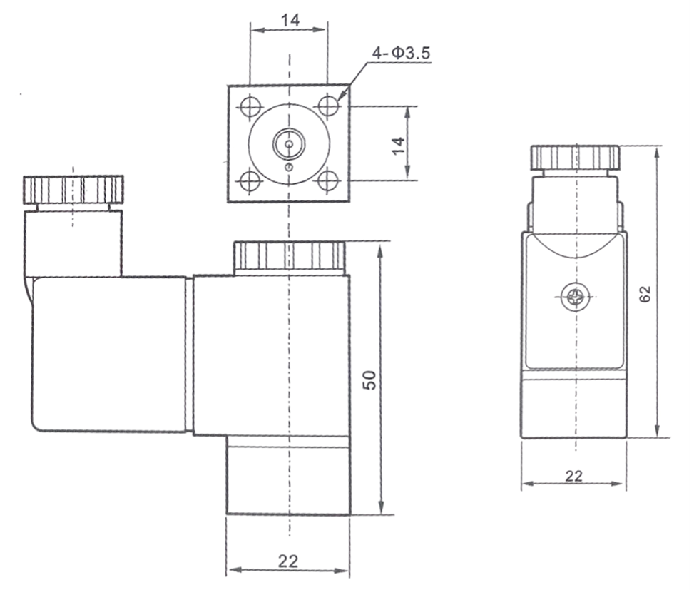 Чертежи пневмораспределителя 3V1-06В
