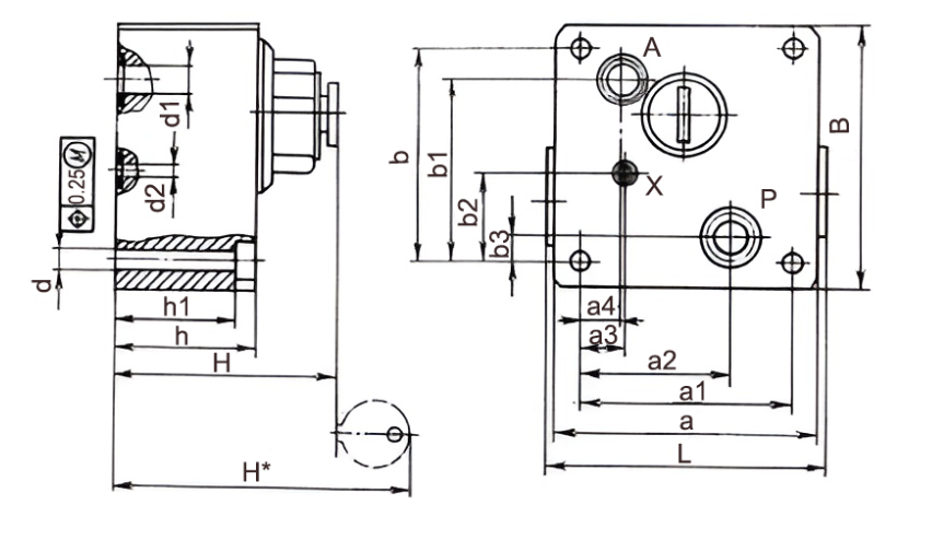 Габаритные и присоединительные размеры Регулятор расхода МПГ55-22(М), МПГ55-24(М), МПГ55-25(М), 2МПГ55-22(М), 2МПГ55-24(М), 2МПГ55-25(М)