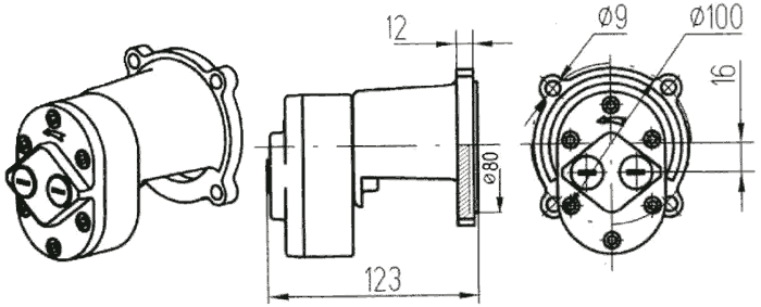 Агрегат насос ДБГ11-11*