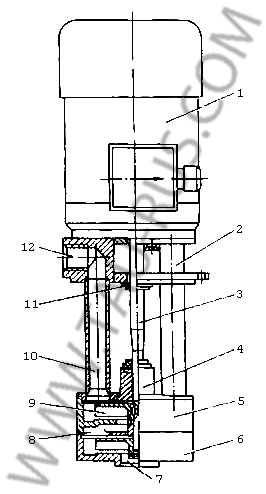 Конструкция насоса БХ14-53, БХ 14-54, БХ 14-55