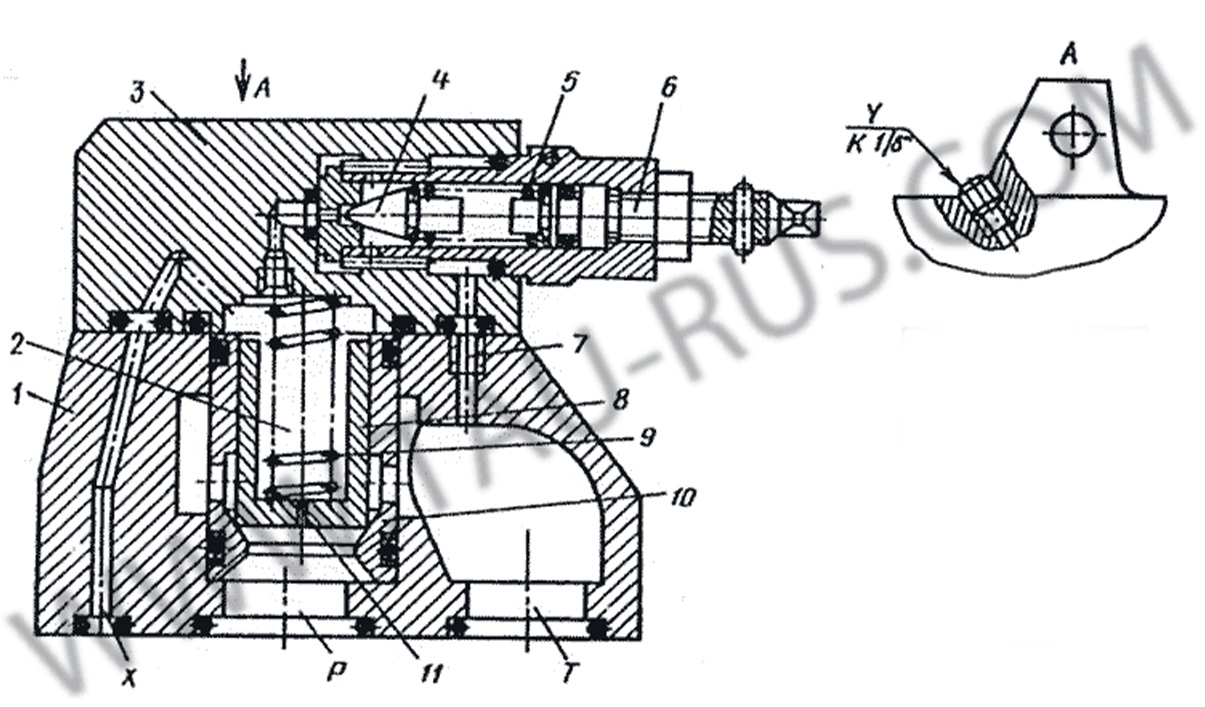 Конструкция предохранительного Клапана МКПВ-*/3 С