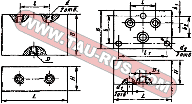 Габаритные и присоединительные размеры делителей потока МКД-12/32, МКД-20/32, МКД-32/32, МКД-С-12/32, МКД-С-20/32, МКД-С-32/32