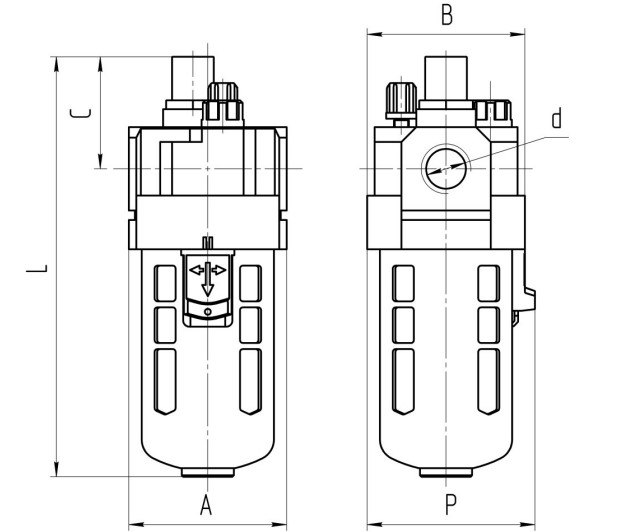Чертеж П-М-10; П-М-16 маслораспылителя