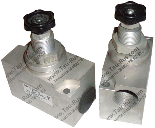 Пневмодроссель с обратным клапаном П-ДК-4-2, П-ДК-6-2, П-ДК-10-2, П-ДК-16-2, П-ДК-20-2, П-ДК-4-1, П-ДК-6-1, П-ДК-10-1, П-ДК-16-1, П-ДК-20-1