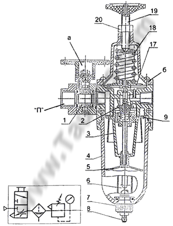 Размеры блоков кондиционирования БК-А-10.., БК-А-16 (2)
