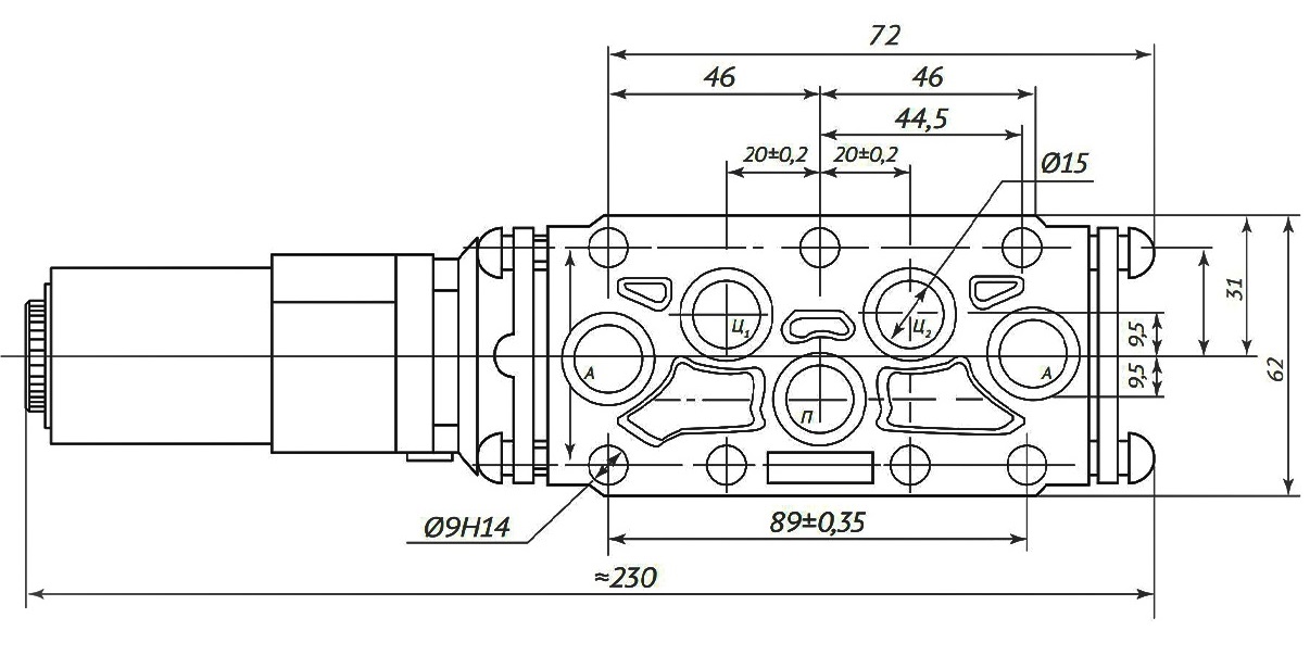 Размеры и описание работы клапана электропневматического КЭП16-1, КЭП 16-1 Размеры и описание работы клапана электропневматического КЭП16-1, КЭП 16-1