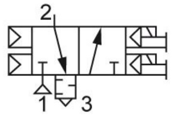 У71-2 - пневмораспределитель трехлинейный сдвоенный