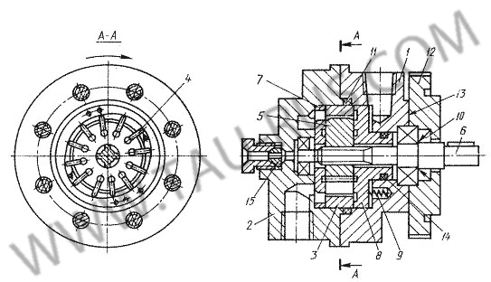 Устройство насосов БГ12-41Л