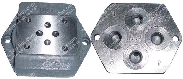 Фото плиты присоединительной 138857, 141280 для гидрораспределителей Ду=6 мм