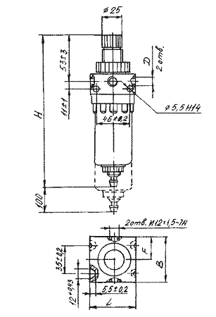 Чертёж, габаритные размеры П-МК 04-06 Чертёж, габаритные размеры П-МК 04-06