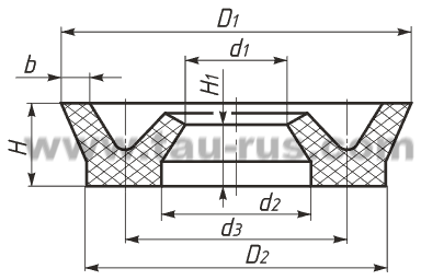 Манжета ГОСТ 6678-72 тип 1