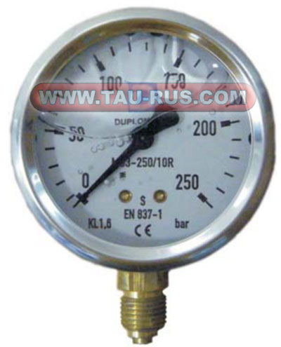 Манометры вибростойкие M63-010/10R, M63-040/10R, M63-060/10R, M63-100/10R, M63-160/10R, M63-250/10R, M63-400/10R