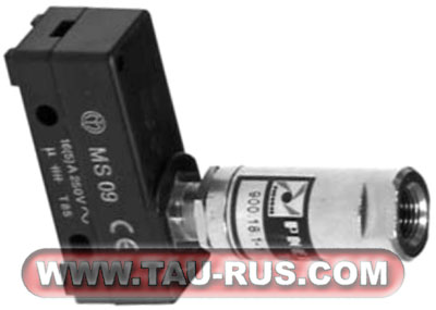 Реле давления 900.18.1-1, 900.18.1-4 | 3-х контактное пневмоэлектрическое реле (клемы с винтами)