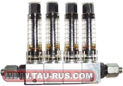 Блоки дроссельные смазочные БДИ-2, БДИ-4, БДИ-6