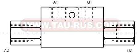 Трубная резьба гидрозамков VRDE-03-F, VRDE-02-F, VRDE-01-F, VRSE-01-F