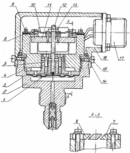 Конструкция приемника на давления 0,1; 0,3; 0,6; 1,5; 8 МПа