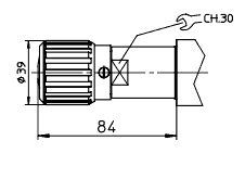Размеры регулировочного средства для HMP-/VS