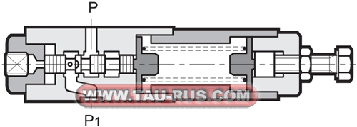 Устройство клапанов последовательности MSD3/M/50, MSD4/M/50, MSD3/50, MSD4/50