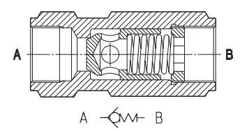 ATOS устройство клапанов обратных ADR-06, ADR-10, ADR-15, ADR-20, ADR-25, ADR-32