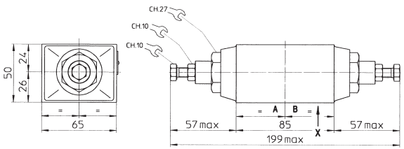 размеры дросселей KQ-012 /G, KQ-022 /G 