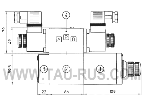 ATOS размеры модульной установки с дросселем AV-06