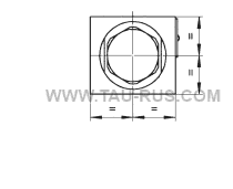 ATOS Размеры клапанов HS-011/32 /V, HS-011/100 /V, HS-011/210 /V
