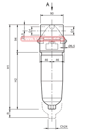 Размеры фильтров Duplomatic FPM-TB012 (TB034, TB100)- F05S (F10S, F25S) FPM-TB034 (TB100, TB012)- L10S (L25S, L05S)