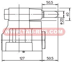 Размеры клапанов ATOS AGIS-20, AGISR-20, AGIU-20