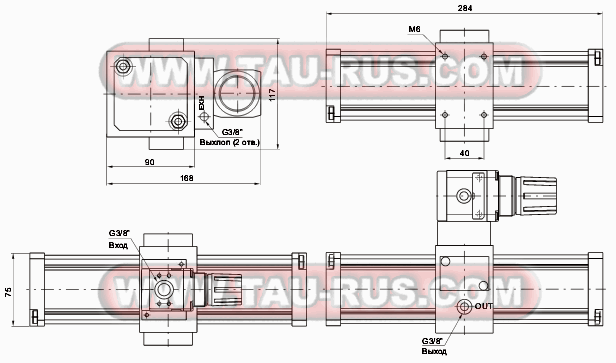 Размеры усилителей давления 1763.80.NR 