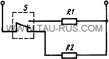 Схема включения нагрузки микровыключателей МП2000Л
