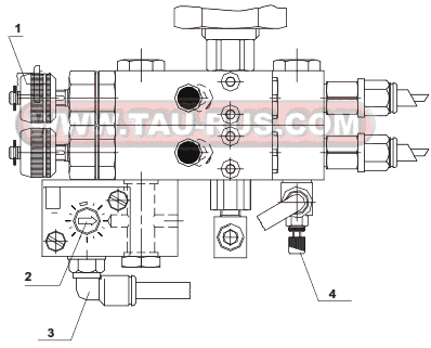 Качающий элемент станций MINI-GF-1/1.2L и MINI-GF-2/1.2L - чертеж