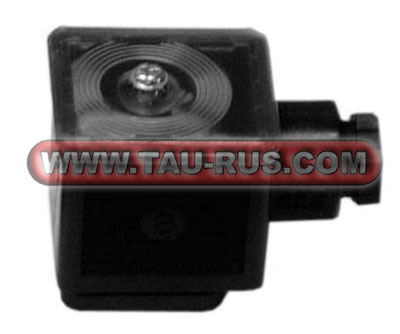 ECH/B/10 - Разъем с защитой (черный) 2 полюса + земля