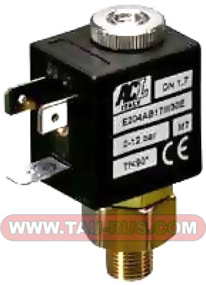 Клапан арматурный E204AB17 - КЛАПАН 2/2 НО, G1/8'', 0-12бар, под катушку типа 3