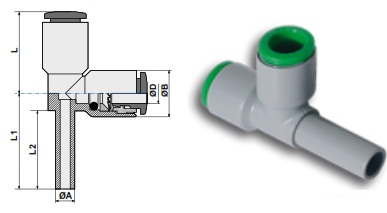 Фитинг тройник цанговый чертёж, фото Фитинг тройник цанговый чертёж, фото