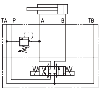 Гидросхема клапан KM-013