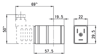 Габаритные размеры катушек G93, G94