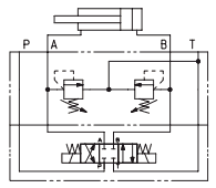 Гидросхема клапан HMP-012, HM-012