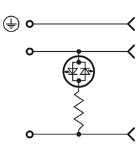 Схема подключения разъёма ECB1/N/10, ECB2/N/10