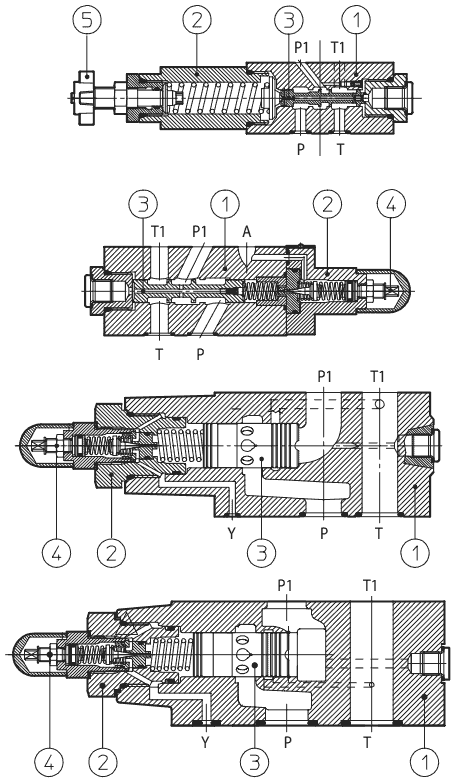 Модульные редукционные клапаны HG-031(033, 034), KG-031(033, 034), JPG-211 и JPG-311 Модульные редукционные клапаны HG-031(033, 034), KG-031(033, 034), JPG-211 и JPG-311