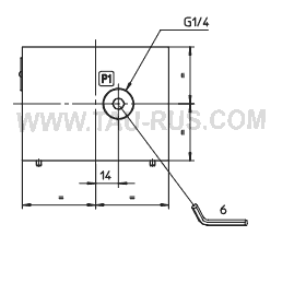 ATOS Размеры клапанов HS-011/32 /V, HS-011/100 /V, HS-011/210 /V