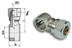 Фитинг-серьга под пустотелый болт чертёж, фото