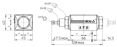 размеры дросселей HQ-013 /G /U, HQ-014 /G /U, HQ-023/G /U, HQ-024/G /U, 