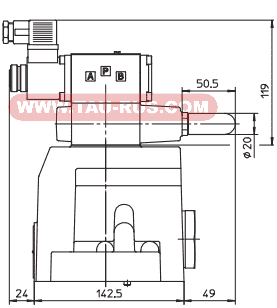 Размеры клапанов ATOS AGIU-32/10/**-IX