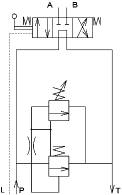 Гидросхема гидроблоков ВММ16.14-ПППК, ВММ16.24-ПППК, ВММ16.34-ПППК, ВММ16.44-ПППК, ВММ16.64-ПППК, ВММ16.574-ПППК
