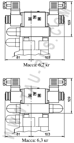 Размеры гидроклапана ATOS AGAM-10/20**-IX, AGAM-10/21**-IX, AGAM-10/32**-IX Размеры гидроклапана ATOS AGAM-10/20**-IX, AGAM-10/21**-IX, AGAM-10/32**-IX