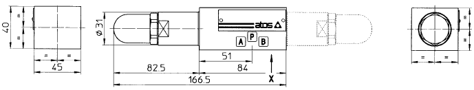 Размеры Гидроклапан HMP-013/50/VS, HMP-013/100/V, HMP-013/210/V, HMP-013/300/VS, НМР-014/50/V, HMP-014/100/V, НМР-014/210/V, HMP-014/350/VS