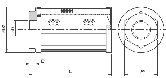 Размеры фильтра FSI