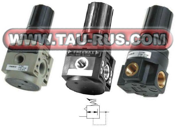 Регуляторы давления PNEUMAX модель 17102A.C и 17002B.D