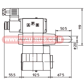 Размеры клапанов ATOS AGIU-10/10/**-IX